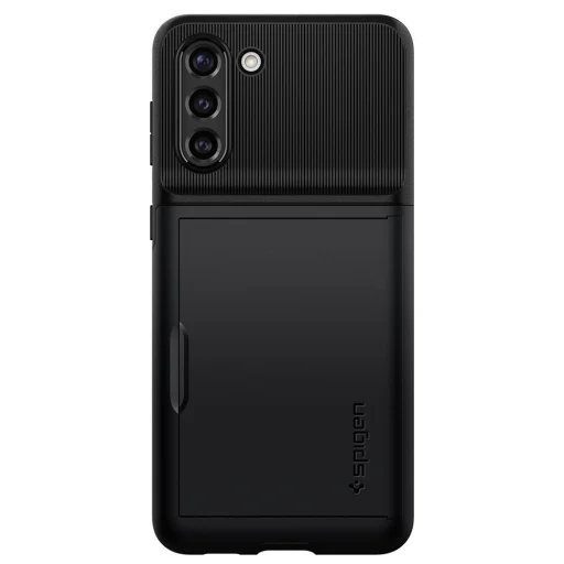 Samsung S21+ Plus Spigen Slim Armor CS tok fekete (ACS02393) - 2