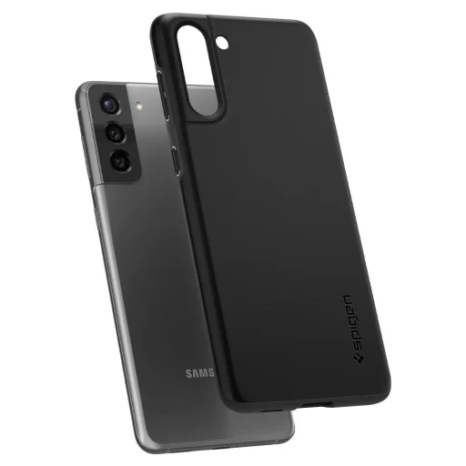 Samsung S21 Spigen Thin Fit ultravékony tok fekete (ACS02418) - 8