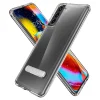 Samsung S21+ Plus Spigen hybrid ''S'' tok kihajtható támasszal Crystal Clear (ACS02389) thumbnail