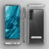 Samsung S21+ Plus Spigen hybrid ''S'' tok kihajtható támasszal Crystal Clear (ACS02389) thumbnail