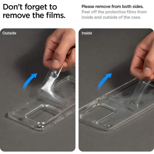 Samsung S21+ Plus Spigen hybrid ''S'' tok kihajtható támasszal Crystal Clear (ACS02389) - 4