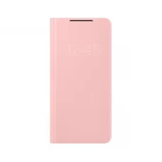 Samsung S21+ Plus Samsung LED View fliptok LED fény kijelzéssel rózsaszín (EF-NG996PPEGEE)