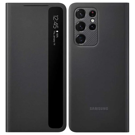 Samsung S21 Ultra Samsung Clear View fliptok fekete (EF-ZG998CBEGEE) - 1