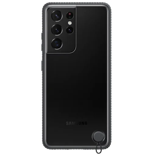 Samsung S21 Ultra Samsung Gyári Clear Protective tok átlátszó/fekete (EF-GG998CBEGWW) - 2