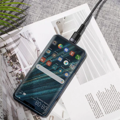 Baseus Cafule HW QC töltő és adatkábel, két oldalas USB-A - Type-C 40W 1m piros/fekete (CATKLF-P91) - 21