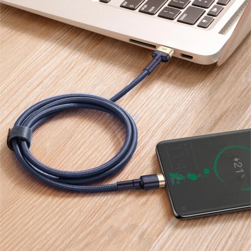 Baseus Cafule HW QC töltő és adatkábel, két oldalas USB-A - Type-C 40W 1m piros/fekete (CATKLF-P91) - 23