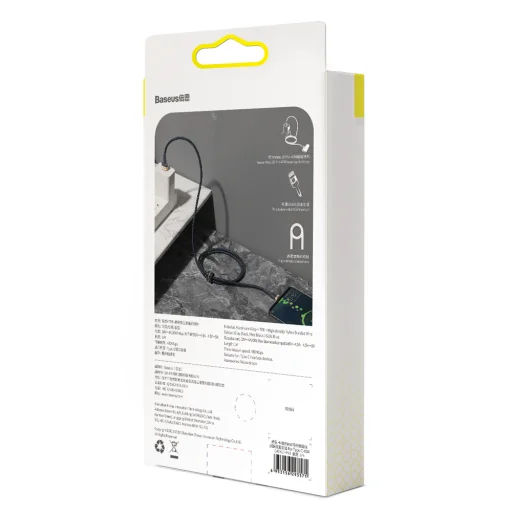 Baseus Cafule HW QC töltő és adatkábel, két oldalas USB-A - Type-C 40W 1m arany/kék (CATKLF-PV3) - 12