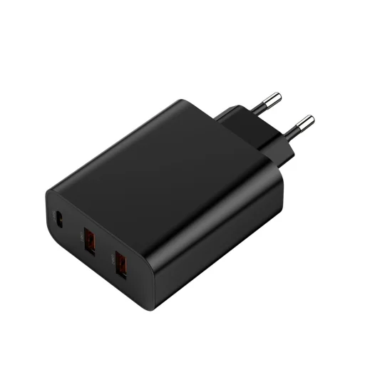 Baseus Speed PPS hálózati gyorstöltő C+U+U 60W EU 2xUSB / USB Type C PD QC 3.0 fekete (CCFS-G01) - 6