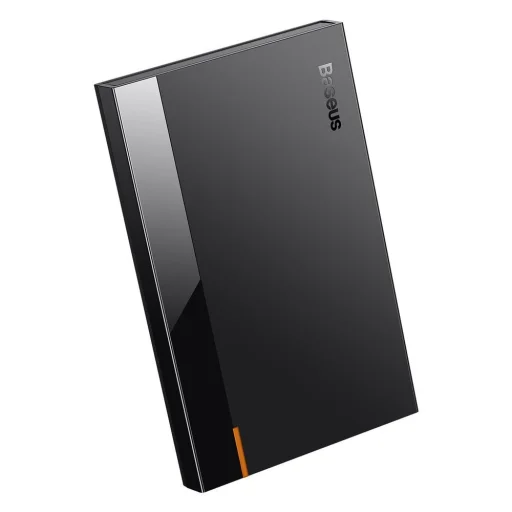 Baseus Külső HDD SSD ház SATA 2,5'' USB 3.2 Gen 2 (10 Gbps) USB Type C + kábel fekete (CAYPH-C01) - 2