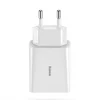 Baseus Hálózati gyorstöltő 2x USB 18W 3A Quick Charge 3.0 fehér (CCFS-V02) thumbnail