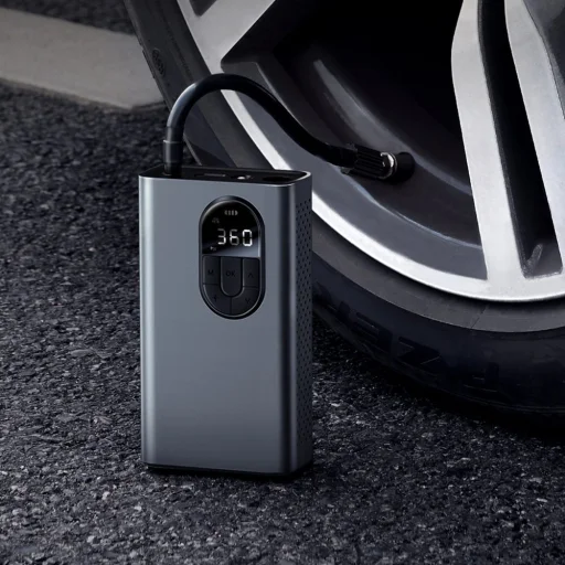 Baseus mini autós kompresszor pumpa 2500mAh szürke (CRCQB02-0A) - 12