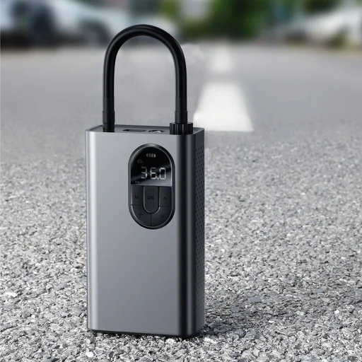 Baseus mini autós kompresszor pumpa 2500mAh szürke (CRCQB02-0A) - 16