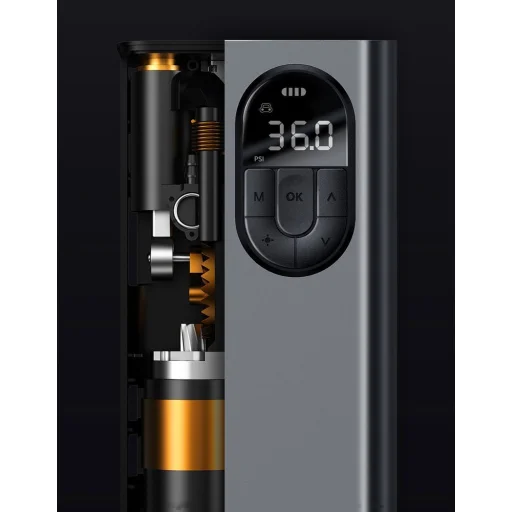 Baseus mini autós kompresszor pumpa 2500mAh szürke (CRCQB02-0A) - 19