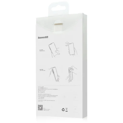 iPhone 12 Baseus Simple flexibilis TPU tok átlátszó (ARAPIPH61N-02) - 3