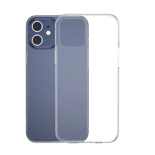 iPhone 12 Baseus Simple flexibilis TPU tok átlátszó (ARAPIPH61N-02) - 1