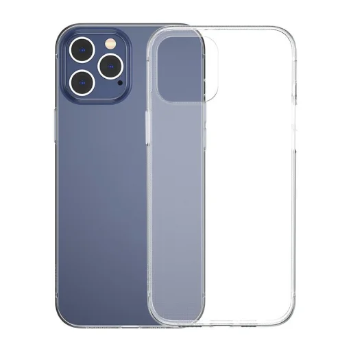 Baseus Simple flexibilis TPU tok iPhone 12 Pro MAX átlátszó (ARAPIPH67N-02) - 1