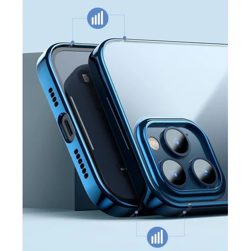 iPhone 12 mini Baseus Shining flexibilis gél tok sötétzöld (ARAPIPH54N-MD06) - 7