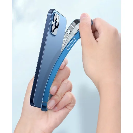 iPhone 12 mini Baseus Shining flexibilis gél tok sötétzöld (ARAPIPH54N-MD06) - 12