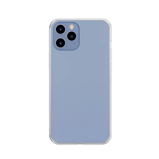 Baseus Frosted Glass tok iPhone 12 Pro MAX fehér (WIAPIPH67N-WS02) - 1