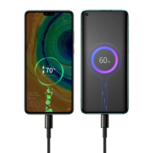 Baseus USB Type C - USB Type C kábel Power Delivery Quick Charge 100W 5A 1m fekete (CATWJ-01) - 16