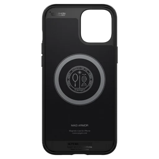iPhone 12/ 12 Pro Spigen Mag Armor tok matt fekete (ACS01865) - 2