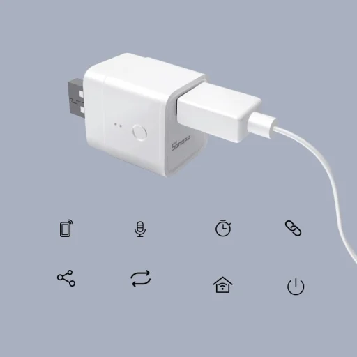 Sonoff Micro 5V Vezeték nélküli Wi-Fi USB okos adapter fehér (M0802010006) - 9