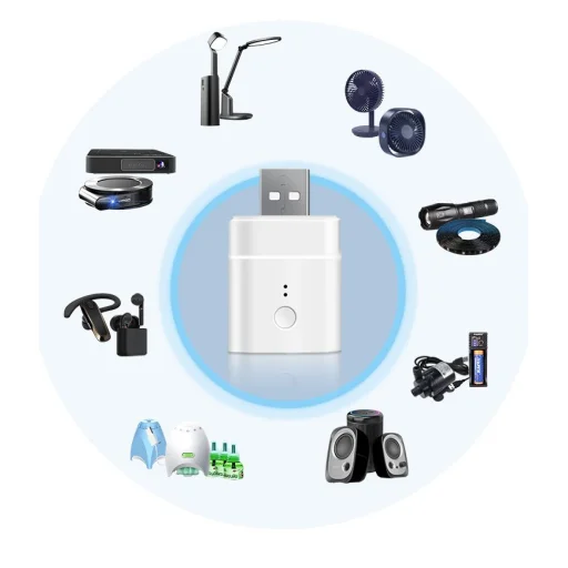 Sonoff Micro 5V Vezeték nélküli Wi-Fi USB okos adapter fehér (M0802010006) - 10