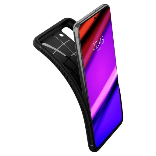 Samsung S21 Spigen Rugged Armor tok matt fekete (ACS02421) - 7