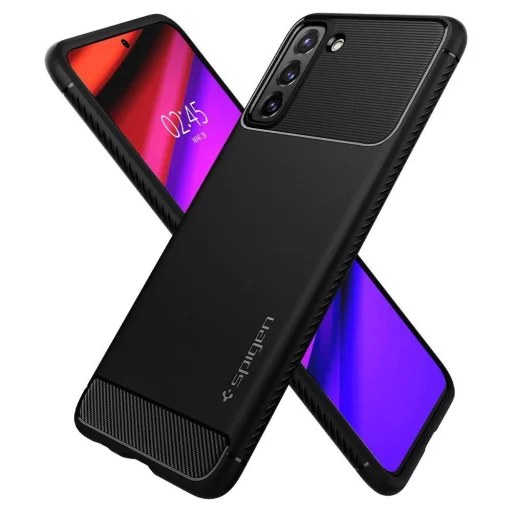 Samsung S21 Spigen Rugged Armor tok matt fekete (ACS02421) - 8