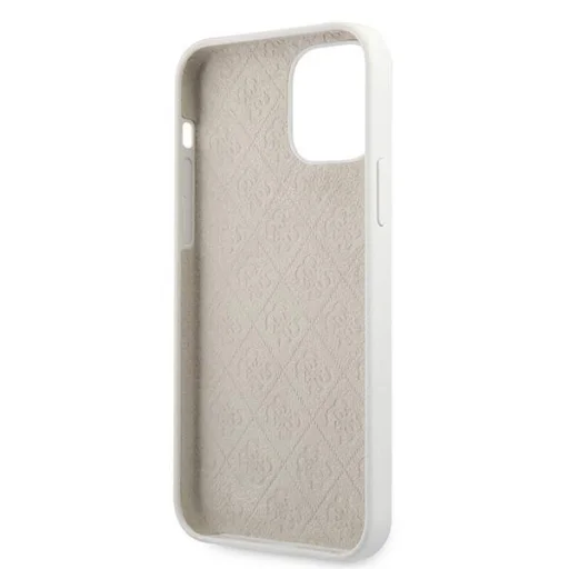 iPhone 12 Pro Max Guess GUHCP12LLSLMGWH Metal Logo Script tok fehér - 7
