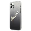 iPhone 12 Pro Max Guess GUHCP12LPCUGLSBK Glitter Gradient Script tok flitteres fekete thumbnail