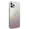 iPhone 12 Pro Max Guess GUHCP12LPCUGLSPI Glitter Gradient Script tok flitteres pink thumbnail