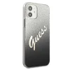 iPhone 12 mini Guess GUHCP12SPCUGLSBK Glitter Gradient Script tok flitteres fekete thumbnail