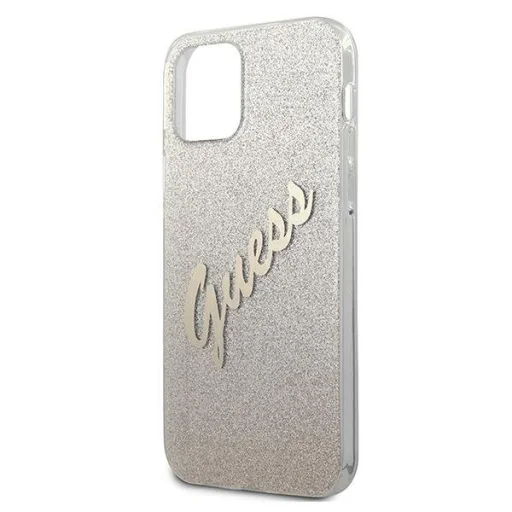 iPhone 12 mini Guess GUHCP12SPCUGLSGO Glitter Gradient Script tok flitteres arany - 6