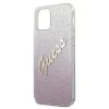 iPhone 12 mini Guess GUHCP12SPCUGLSPI Glitter Gradient Script tok flitteres pink - 6