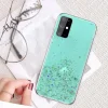 iPhone 12 Pro MAX Sequins Glue csillogó flitteres tok menta thumbnail