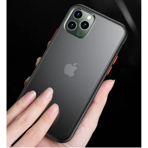 Matt tok iPhone 12/ 12 Pro fekete - 11