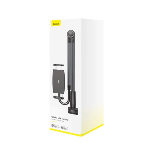 Baseus Otaku Life Rotary flexibilis telefon és tablettartó állvány, sötétszürke (SULR-B0G) - 8