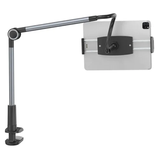 Baseus Otaku Life Rotary flexibilis telefon és tablettartó állvány, sötétszürke (SULR-B0G) - 4