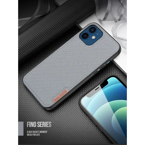 iPhone 12 mini Dux Ducis Fino nylon bevonatú tok zöld - 16