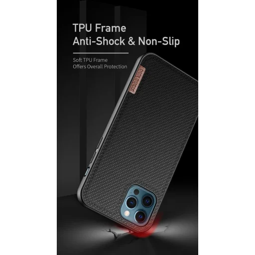 iPhone 12 Pro MAX Dux Ducis Fino nylon bevonatú tok zöld - 9