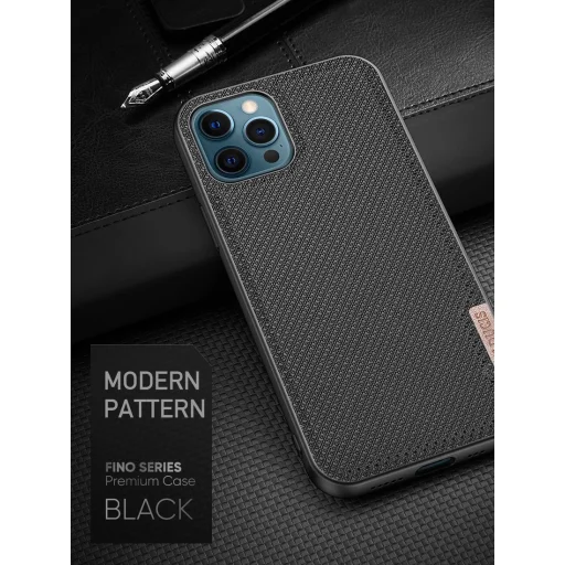 iPhone 12 Pro MAX Dux Ducis Fino nylon bevonatú tok zöld - 3