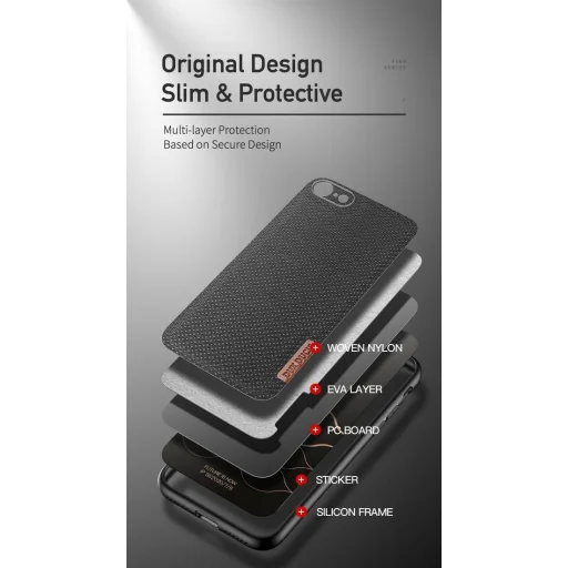 iPhone 7/8/SE2020/SE 2022 Dux Ducis Fino nylon bevonatú tok zöld - 6