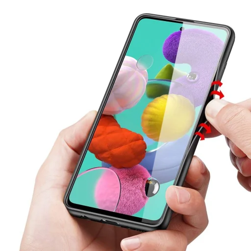 Dux Ducis Fino nylon bevonatú tok SAMSUNG A51 zöld - 3