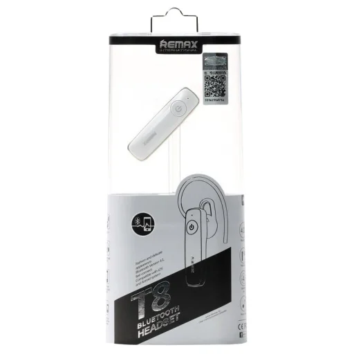 Remax T8 Bluetooth headset fülakasztóval fekete - 4