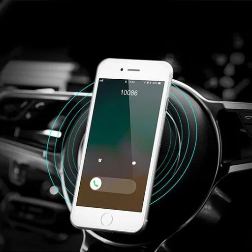 Remax Metal Holder RM-C30 Mágneses autós telefontartó műszerfalra fekete - 5