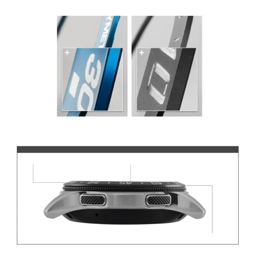 Samsung Galaxy Watch 46mm / Gear S3 fronter / Gear S3 Ringke Classic káva díszelem ezüst színben (RGSG0001) - 8