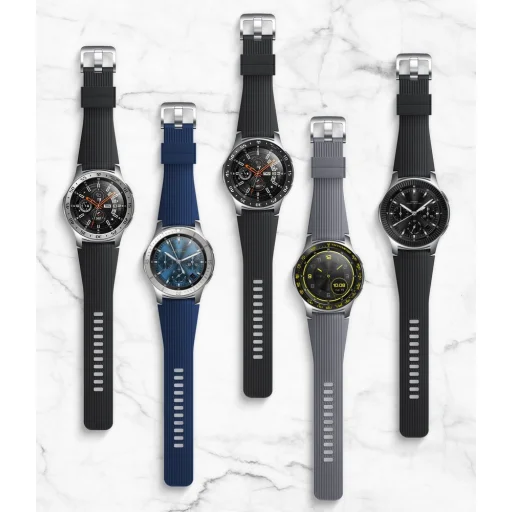 Samsung Galaxy Watch 46mm / Gear S3 fronter / Gear S3 Ringke Classic káva díszelem ezüst színben (RGSG0001) - 10