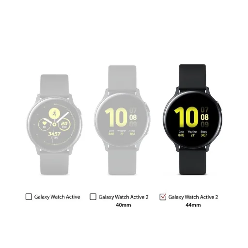 Ringke Rubber One Prime óraszíj Samsung Galaxy Active 2 44 mm fekete (MOSG0005) - 11