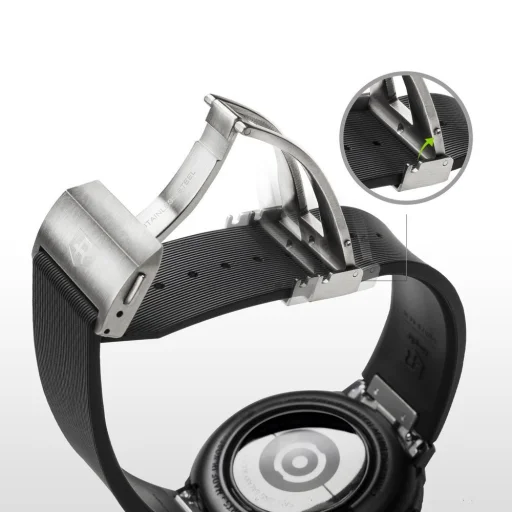 Ringke Rubber One Prime óraszíj Samsung Galaxy Active 2 44 mm fekete (MOSG0005) - 12